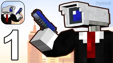 Toilet Monster Craft Puzzles - Gameplay Walkthrough Part 1 Tutorial Level 1-40 Bullet Shooter