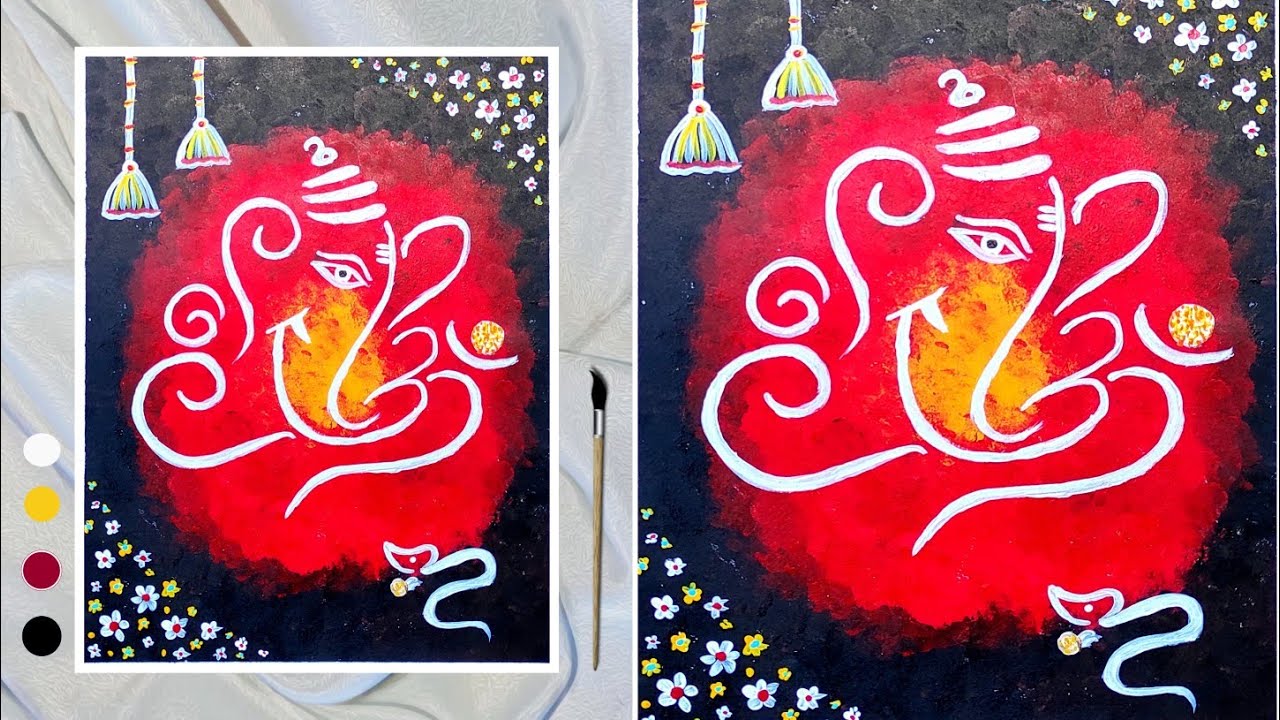 Featured image of post Simple Ganpati Glass Painting