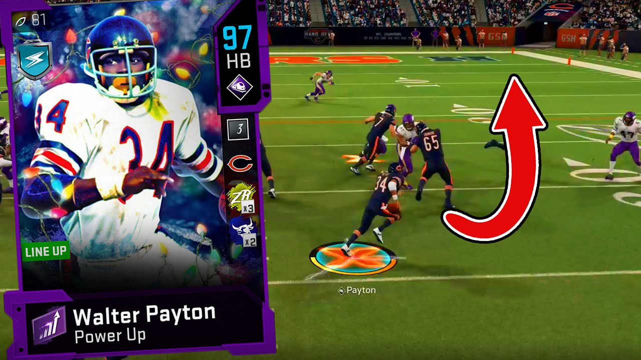 WALTER PAYTON CAN DO IT ALL Madden 20 Ultimate Team YouTube