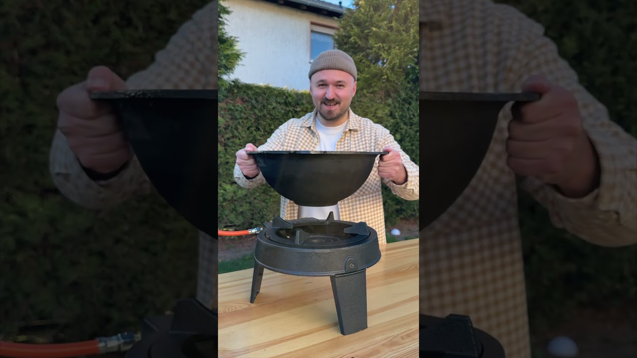 Gasbrenner für Wok, Kazan und Dutchoven!