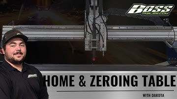 Homing The Machine And Zeroing Out Your Table Before Cutting With Boss Table Pro with FlashCut