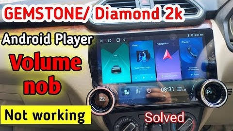 Volume Nob Not Working || Full Solution ||  GEMSTONE || Diamond android player ||