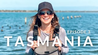 DISCOVERING TASMANIA TRAVEL VLOG EP 3 // BAY OF FIRES & SHUCKING OYSTERS (East Coast Tassie Guide)