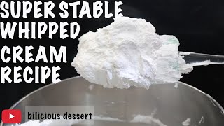 BEST STABLE WHIPPED CREAM FROSTING | VIZYON