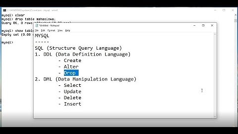 Belajar DDL (Data Definition Language) di MYSQL