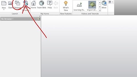 CREATING PROJECT IN INVENTOR