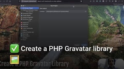 ✅ Create a Composer PHP Gravatar library 🖼