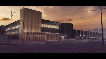 FITSOUT factory construction - Timelapse video #1 - groundworks