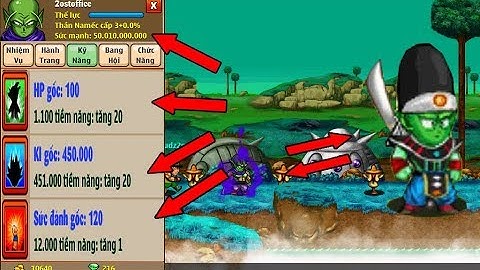 Ngọc Rồng Online : Namec 50Ti  Hp 100 Sđg 120 Bá Nhất 7Sever