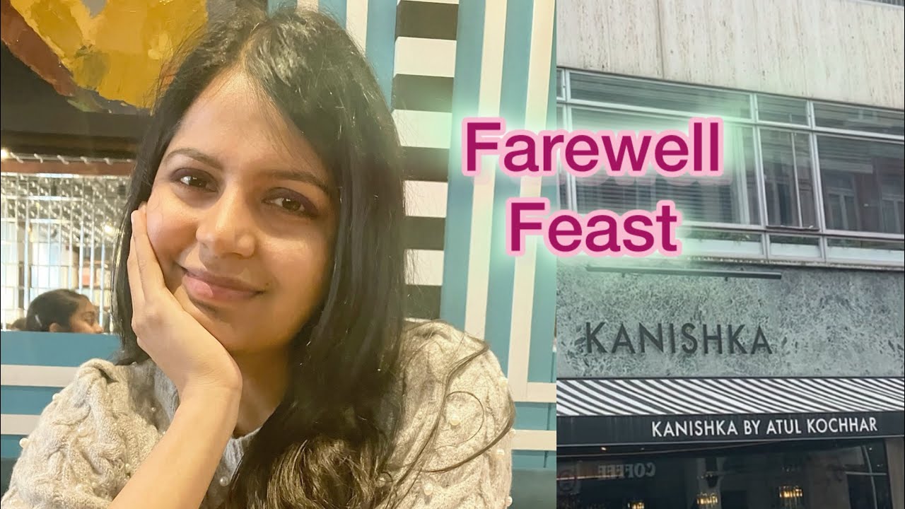 Farewell dining at kanishka restaurant 