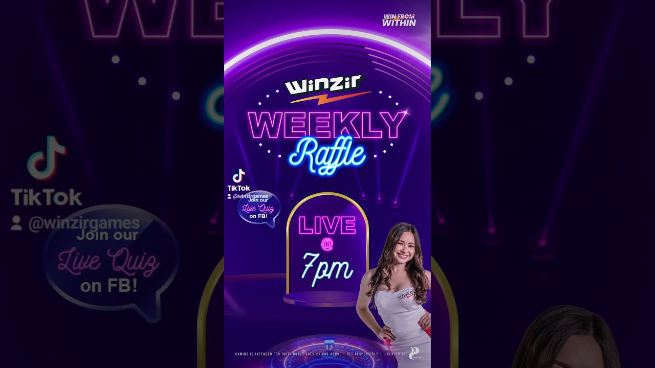 WinZir Weekly Raffle | Live @ 7PM