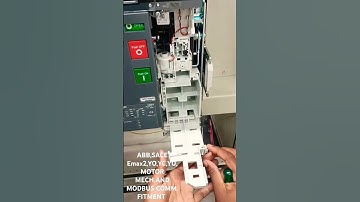 ABB SACE Emax2  YO,YC,YU,MOTOR,MODBUS MODULE ASSEMBLY FITMENT IN ACB. #abb #abbindia