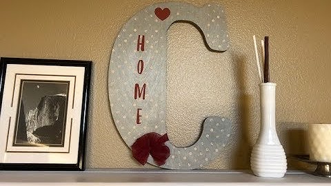 The Big C. Patterns and Gourmet Font transfers. Independent Designer for Chalk Couture