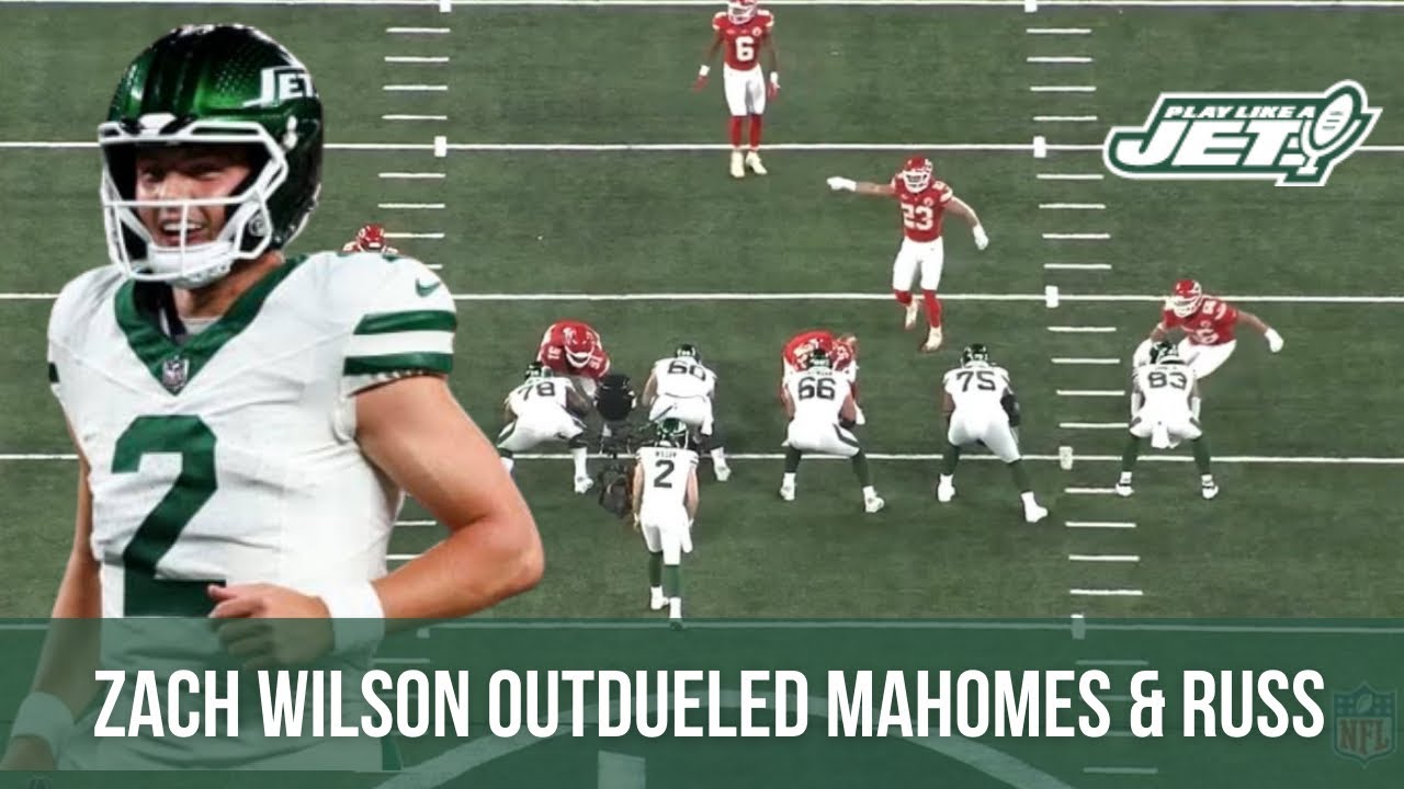 Zach Wilson OUTDUELED Mahomes and Russ 👀 | Jets Film Breakdown 🎥