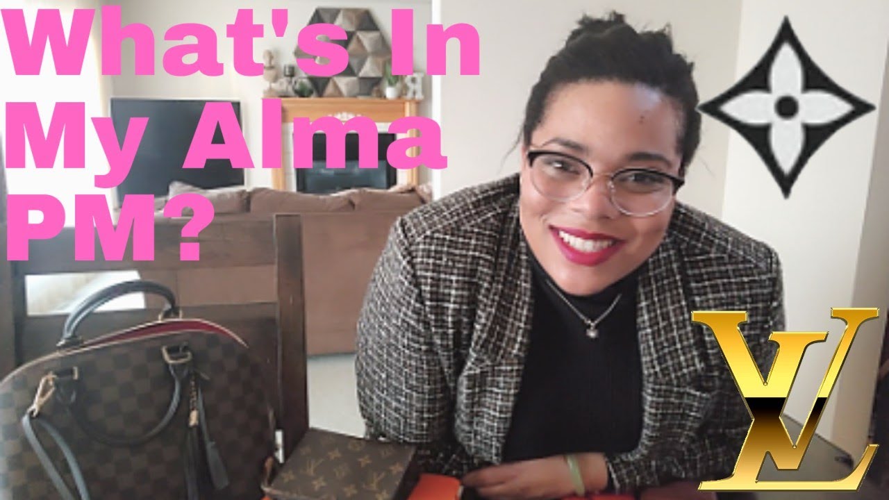 LOUIS VUITTON ALMA BB REVIEW & WHAT'S IN MY BAG?!