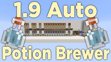 Minecraft 1.9: Automatic Potion Brewer - Compact Redstone Tutorial