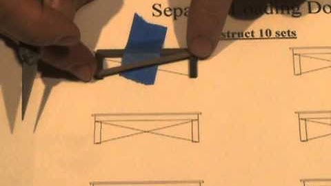Leg assembly - separate loading dock - HO scale freight house
