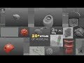 20+ Styles of 3D Modeling in 20 Minutes