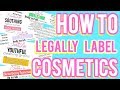 How to Legally Label Cosmetics Ι TaraLee