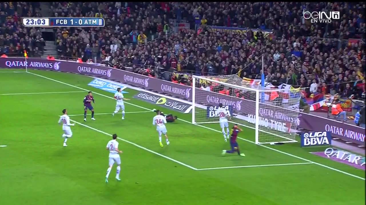 Barcelona - Atletico Madrid Highlights HD 11.01.2015 - YouTube