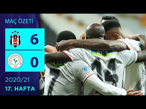 ÖZET: Beşiktaş 6-0 Ç. Rizespor | 17. Hafta - 2020/21