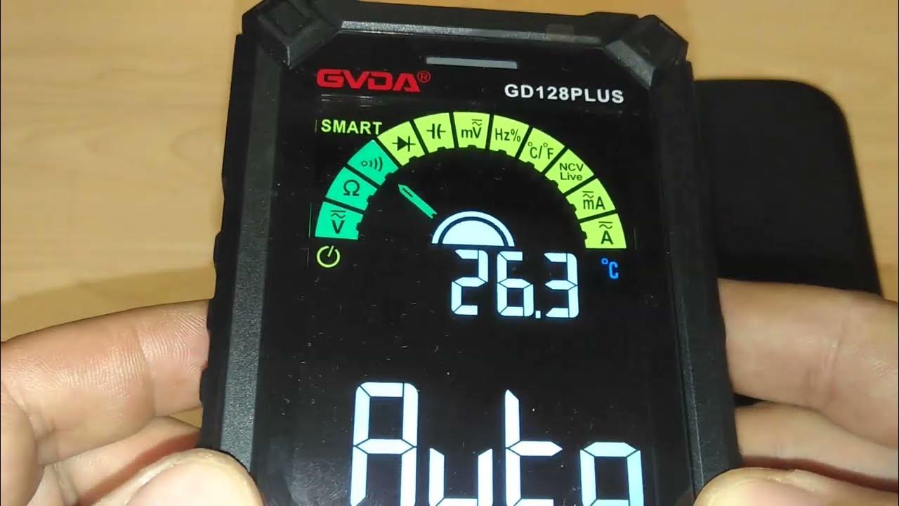 Быстрый обзор мультиметра GVDA GD128PLUS - YouTube