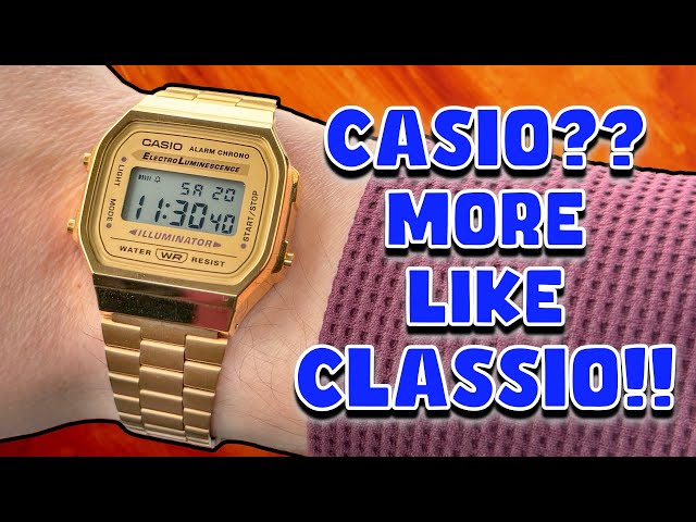 Beautiful Gold Vintage Watch 💛 Casio A168WG-9EF | Detailed Overview #casio #vintage #watch #review class=