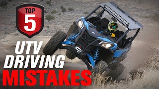 Top 5 UTV Driving Mistakes & Tips To Avoid Them
