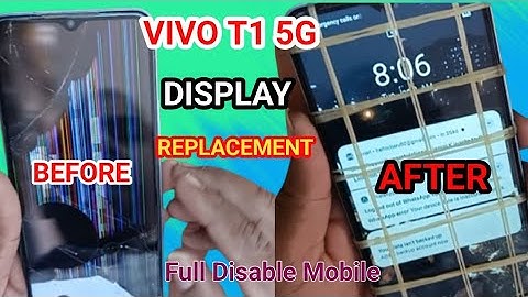 Vivo T1 5G LCD Display Replacement | Vivo T1 5G का डिस्प्ले कैसे चेंज करें | Vivo T1 5G Combo Change