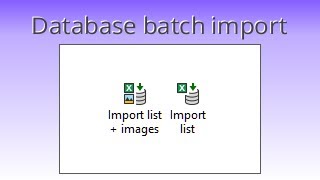 9: Batch importing items in the database