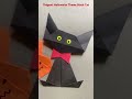 #blackcat #halloweenblackcat #origamicat #papercat #origamicraft #halloweendecor #shorts