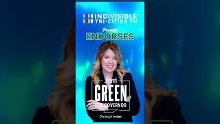 Indivisible Tri-Cities TN Endorses Jerri Green for Governor!