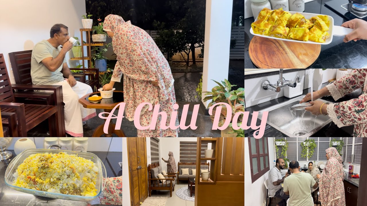 Evening to Night Routine/A Chill Day/#Special Biriyani /#Easy Snacks