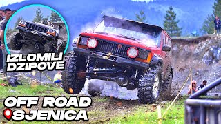 *OFF ROAD RACING* - Mitsubishi vs Jeep vs Nissan (forcing cars to maximum) screenshot 4