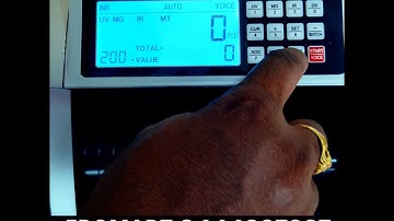BASIC MODEL CASH COUNTING MACHINE 👍 DEMO VIDEO ! How to Use ? EROMART 9444307037