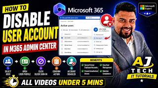 How to Disable a User Account in M365 Admin Center