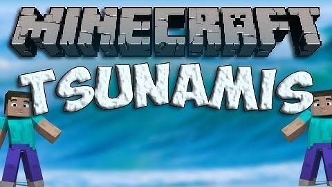 Tsunami in Vanilla Minecraft only 2 commands