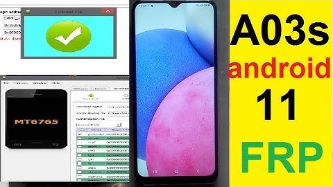samsung A03s  |  A037f | frp bypass android 11