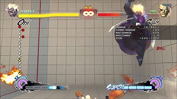 SSF4 AE 2012: Oni Unblockable Touch of Death vs. Sagat