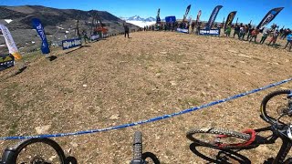 Megavalanche Quali flat tire from 2nd place