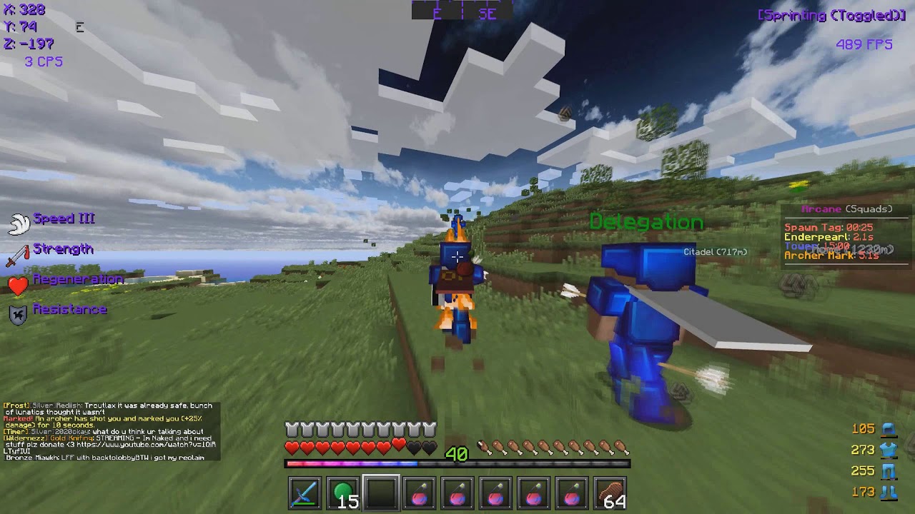 KILLING A FAMOUS HCF PLAYER IN A TEAMFIGHT | Minecraft HCF