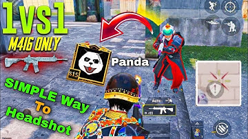 Simple Way To Headshot | Tips And Tricks (PUBG Mobile ) guide/tutorial @PUBG MOBILE