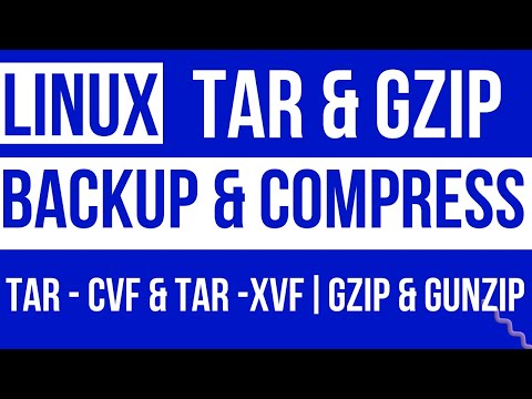 Linux Backup And Restore Using TAR AND GZIP Command // Backup And Compress a File in Linux // EP 43