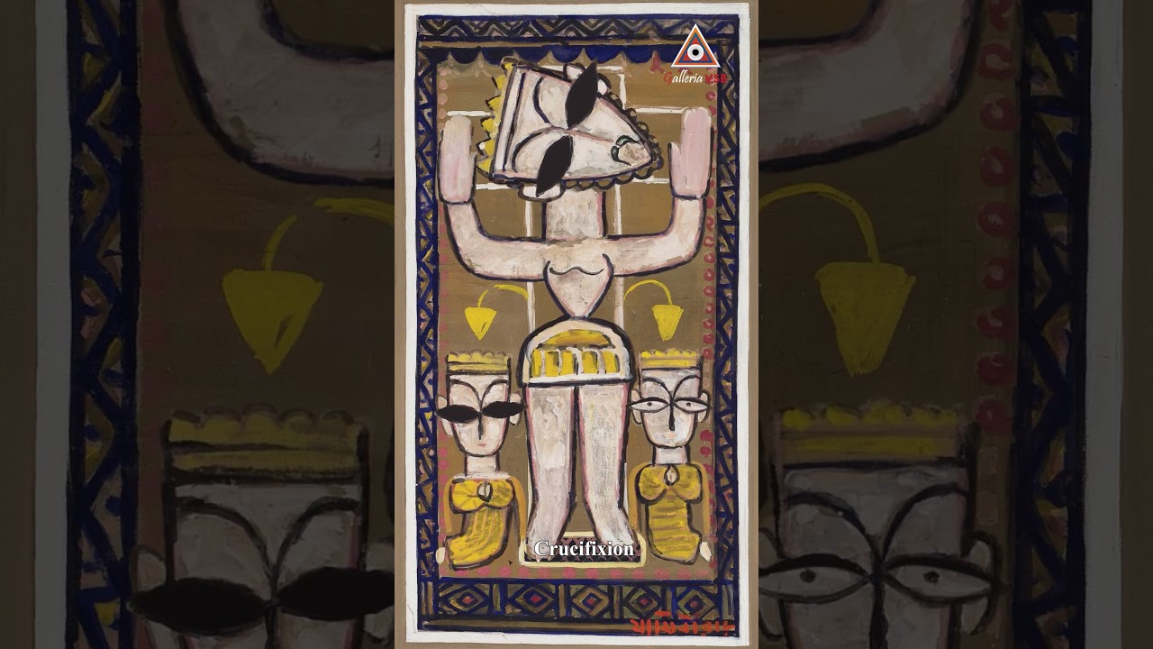 Jamini Roy, a modern Indian art, beautifully embraced Christian themes in his work 