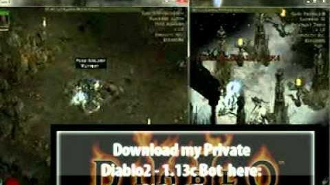 Download PRIVATE Diablo 1.13c Bot - Diablo 2 D2NT Bot 3.0 works for 1.13c patch.mpg