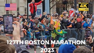 [4K] The 127th Boston Marathon 2023