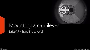 Mounting a Cantilever for the DriveAFM