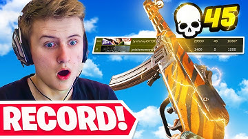 I broke the WARZONE KILL RECORD *45 ELIMS* (Random Duos)