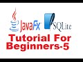 JavaFx Sqlite Database Tutorial 5 - How to show and hide a window in Jav...