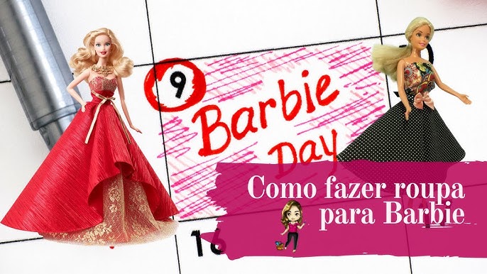 Roupa para Barbie com Molde para Imprimir 